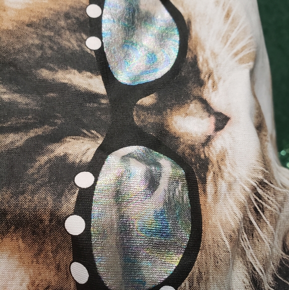 NWT girls fierce kitty shirt - Picture 2 of 2